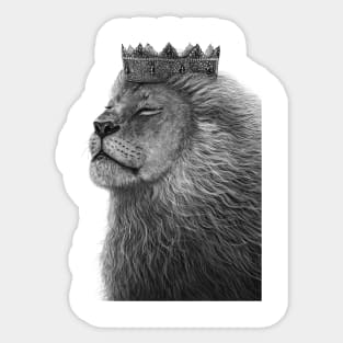 Lion with crown Sticker